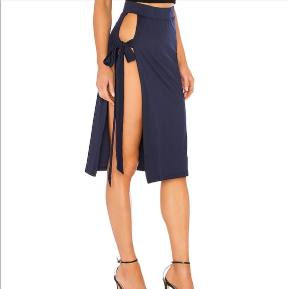 Kai Slit Midi Skirt by superdown - Picture 2 of 4